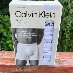 Calvin Klein Men's White Boxer Briefs - 3 Pack